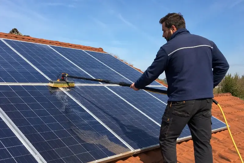 Nettoyage et entretien de panneaux solaires à Grazac